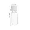 OATIPHO 20pcs Mini Refillable Travel Bottles Leakproof Transparent Containers for