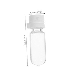 OATIPHO 20pcs Mini Refillable Travel Bottles Leakproof Transparent Containers for Skincare and Makeup Portable Dispensing Jars for Essential Oils and Toiletries