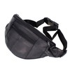 AR Mens Womens Leather Bum Bag Travel Money Pouch Waist