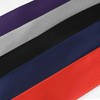 Ysintl Narrow Tie, Men's Thin One-Touch Tie, Solid Color, Polyester,