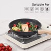 JEETEE 9.5 Inch Nonstick Frying Pan, Stone Coating Cookware, Nonstick