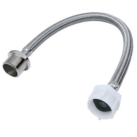 OBQSNS 8 Inches Hose Extension - 7/8 Male to 7/8 Female Ballcock,Connector to Toilet Tank,Stops Leaks & Fits Bidet Sprayer/Tank Adapter,Compatible With TOTO Series Washlet