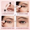 3Pcs Eyeliner Stamp, Precision Eye Makeup Tool for Symmetrical Cat