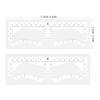 Guapa Brow Stencil Kit for Women: Disposable Non-Slip Templates |