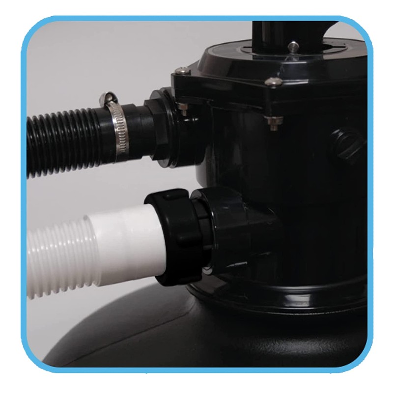 SWIMLINE HYDROTOOLS 40mm to 1.5'' Filter Hose Connection Kit for