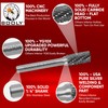 Premium-Grade Die Grinder Bits Tungsten Carbide Burr Set 1/4 Shank