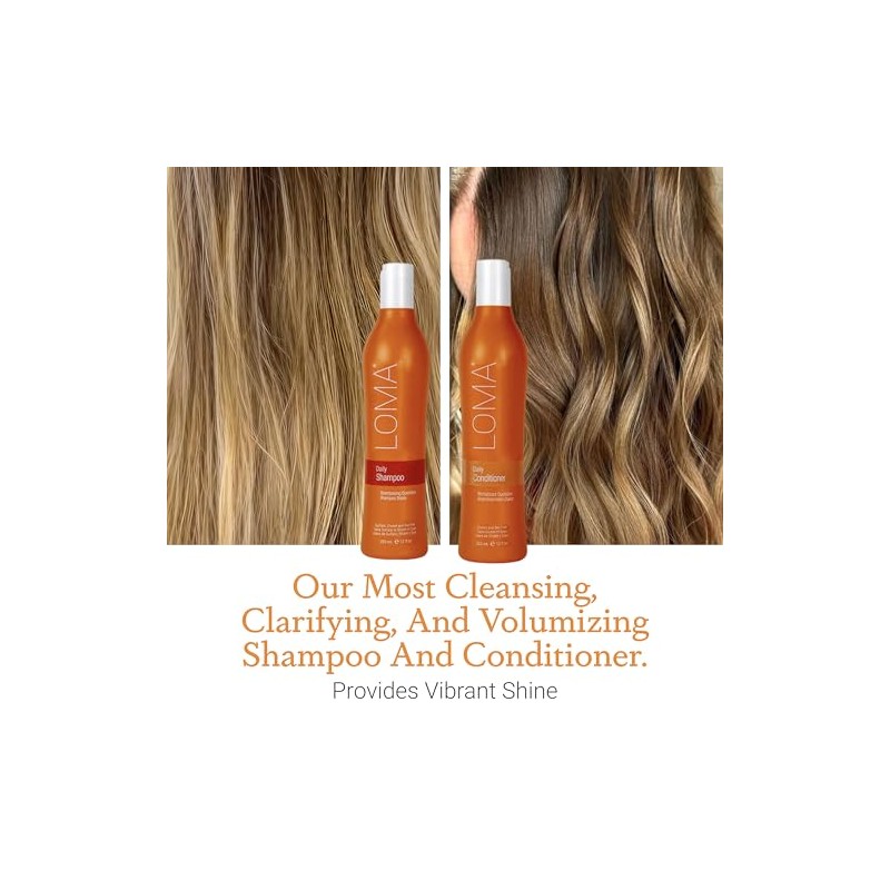 Loma Hair Care Daily Shampoo Daily Conditioner Duo, 33 oz.