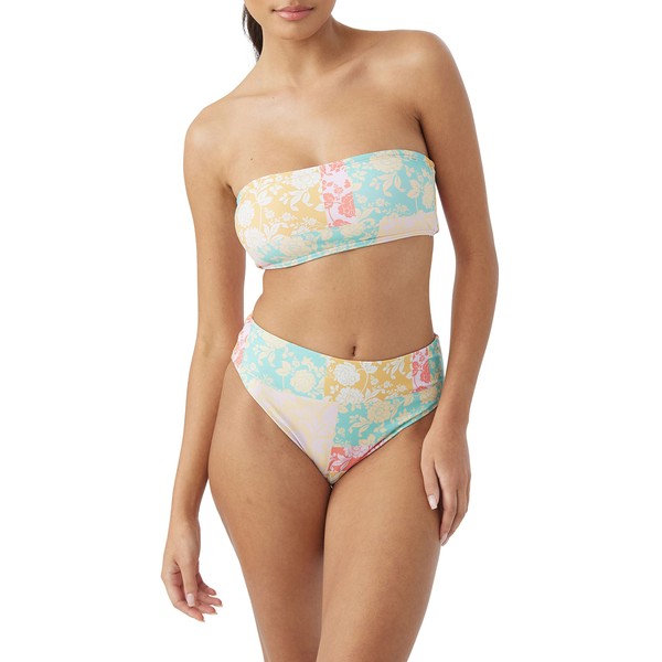 O'NEILL Womens Swim Olivia Tulum Cheeky Bikini Bottom, Multi Colored,