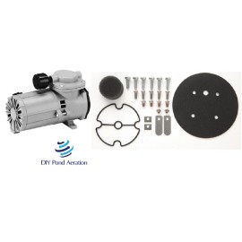 THOMAS Compressor Vacuum Pump Diaphragm Rebuild Service Kit 107CDC20 107CAB18