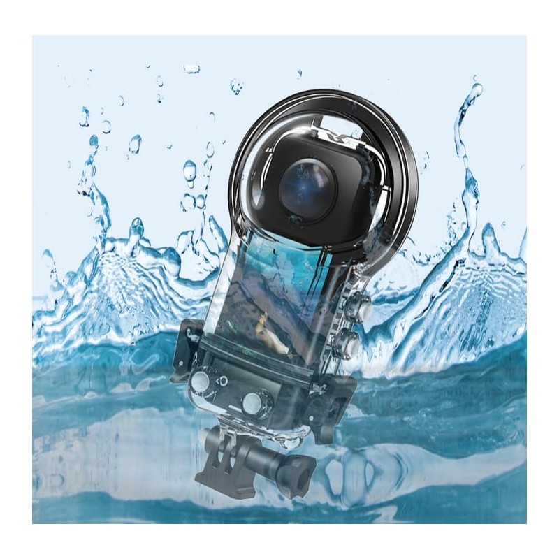 Insta360 X5 Compatible Waterproof Case, Diving Case, Waterproof Depth 16.9