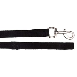 Pfiff 101196 Softlonge, Longe Longierleine, Wirbel Karabinerhaken, ca 8,20 Meter, schwarz