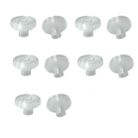 SPANSEE 5 Pairs Taller Thumbstick Compatible with Ayn Odin 2, Stick Caps Compatible with Retroid Pocket 4 (Clear)