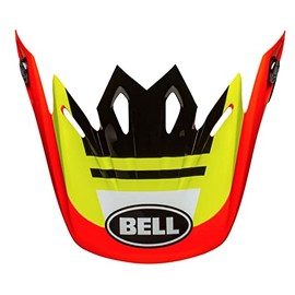 BELL Moto-9 Helmet Visor/Peak Prophecy Gloss Yellow/Orange/Black