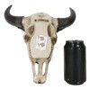 Western Patriotic Bull Cow Skull W/ American Flag Bald Eagle