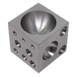 2" Steel Dapping Doming Block Jewelry Making Metal Forming Shaping Bending Bead Tool