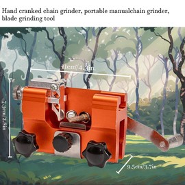 Chainsaw Sharpener, Chain Saw Sharpener Tool, Chain Saw Blade Sharpener,Chainsaw Sharpening Kit, Shirem Saw Sharpener for 14"-22" Chain Saw, Electric Saw, Garden Worker