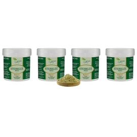VITA IDEAL Vegan® STEINKLEE - Herb 4 x 200 g Powder - Melilotus - Daily Serving 560 mg Stone Clover Herb, Natural, Vegetable & No Additives, Includes Measuring Spoon