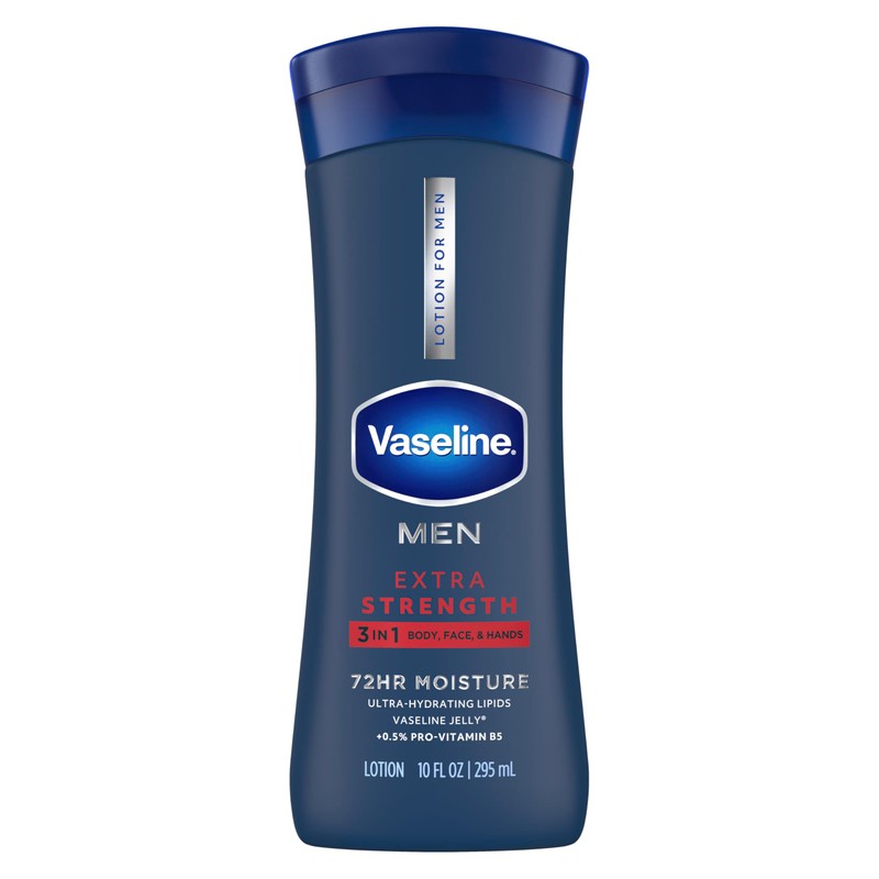 Vaseline Men Healing Moisture Hand and Body Lotion Extra Strength