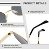 PROUDDEMON Retro Oval Sunglasses for Women Men Trendy Small Round