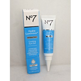 No7 HYDRA LUMINOUS+ HYDRATING COOLING EYE GEL 0.5 OZ BOXED LOT OF 2