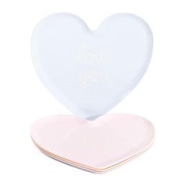 cupcakes and cashmere Valentine's Day Melamine Appetizer Plates (Conversation Hearts, Set of 4)