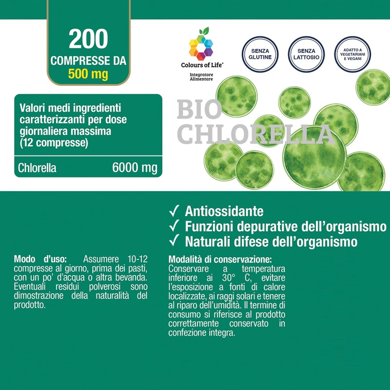 Colours Of Life Colours of Life Bio Chlorella - Integratore