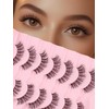 Natural Eyelashes Cat Eye Lashes 14MM Strip Lashes 3D Volume