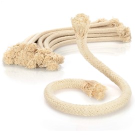 COM-FOUR® 20 x Wick for Oil Lamps - Replacement Wick for Garden Torch, Bamboo Torch - Lamp Wick Oil Lamp - Torch Wick - Round 30 cm x Diameter 8 mm (20 Pieces - 30 cm x 8 mm)