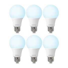 DEGNJU LED Light Bulbs 60W Equivalent, A19 Light Bulb Daylight 5000K 800LM 8 Watt, Non-Dimmable Standard Light Bulbs E26 Medium Base, 6 Pack