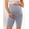 BONVIGOR Buttercloud Maternity Shorts Over The Belly- 5" Pregnancy Biker