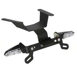 CBR650R/CB650R Kennzeichenträger-Set passend für CBR650R CB650R (2018-2020)–Heckumbausatz inkl. LED Blinker, Kennzeichenbeleuchtung & Heckkotflügel-Entferner, Verkleidung,Heckaufräumfunktion (Transp.)