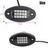 usparts888 8Pods RGB LED Rock Light Kit Underglow Wheel Light
