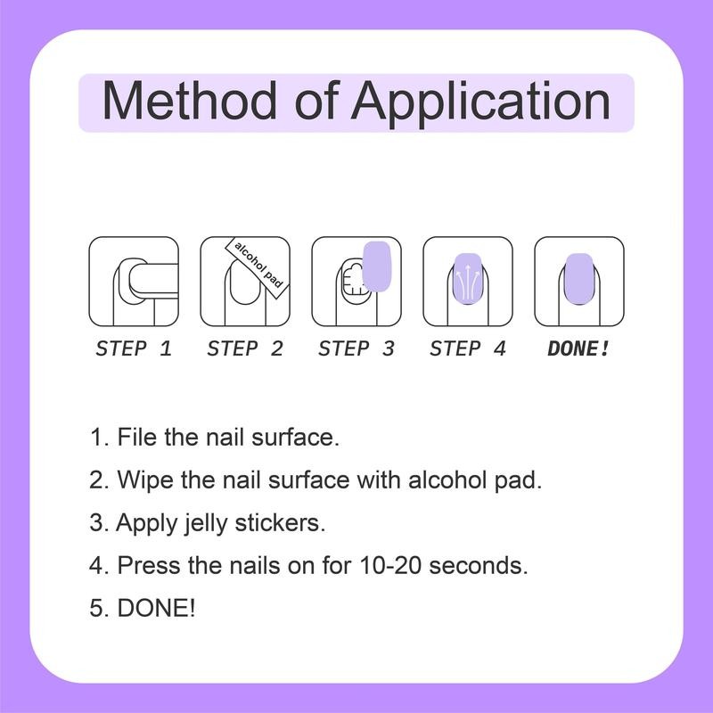 【NEW ARRIVALS!】 Press on Nails French Tip Bling Coffin Short