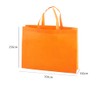 Aoktorkit 5 PCS Orange Party Favors Bags Non-woven Gift Tote
