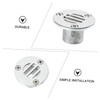 LALAFINA 2 Sets Stainless Steel Boat Deck Drain Plug Durable