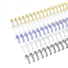 RAYSON 23 Loops 2:1 Pitch 50 Sheets 9.5mm A4 Multicolour Wire Binding Combs (Pack of 100)