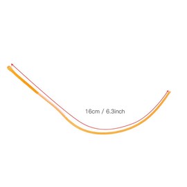 10PCS 30LB/50LB Fly Fishing Line Loops Connector Braided Fly Loop Line Fishing Tackle Accessory(Yellow 30LB)