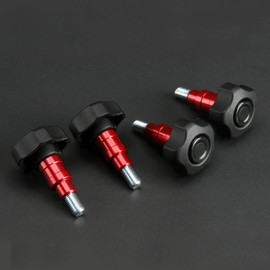 TGS 3rd Seat Detachable Bolt Kit Red Mitsubishi Delica D:5