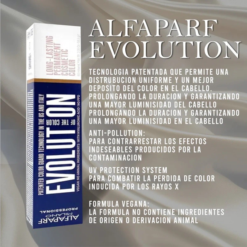 Tinte Para Cabello Alfaparf Evolution Profesional 60ml