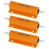 ETOPARS 3 Pcs 100W 4 Ohm 5% Aluminium Casing Wirewound