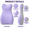 Adjustable Memory Foam Backrest Pillow with Neck Support, Ergonomic Bed