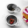 Vankcp 4 Set Tea Strainers with Drip Bowls, Loose Leaf