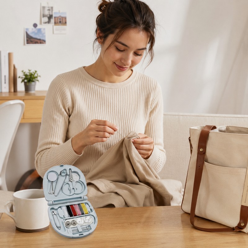 Mini Travel Sewing Kit for Quick Repairs – 2-Pack Portable