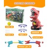 Protado Dinosaur Shooting Toy for Boys Girls, Movable Target Shooting