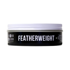 Uppercut Deluxe Featherweight Pomade 2.5oz | Firm Hold Low Shine Hair Paste | Lightweight Fiber Pomade for Texture, Volume & Lift | Matte Natural Finish Men's Styling Product for Short to Medium Hair