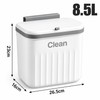 12L Hanging Kitchen Trash Can for Cabinet Doors – Space-Saving