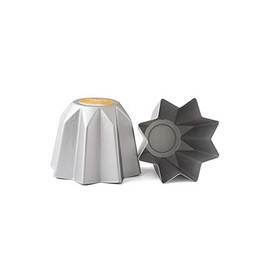 Decora, 0062687 Professionelle Pandoro-Form Ø 19,5 x 15 cm, Ideal für die Herstellung eines 500g Pandoro, aus eloxiertem Aluminium, Ohne Schweißpunkte, Professionelles Design.