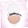 Baluue 2pcs Heart Shape Cosmetic Sponges for Wet and Dry