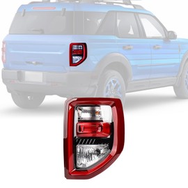 Fancemot Tail Light Right Passenger Side Rear Lamp Assembly Compatible with Ford Bronco Sport 2021-2024, OE# M1PZ-13404-A (RH-Right Passenger Side)