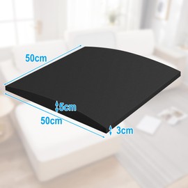 GIONAR 50 x 50cm Sofa Cushion Support for Sagging Seat-Sofa Support Boards-Repair Foam - Furniture Seat Support - High-Density Sag Repair Replacement for Loveseat Chair balck